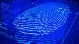 Digital fingerprint identification system using 0's and 1's like binary data.