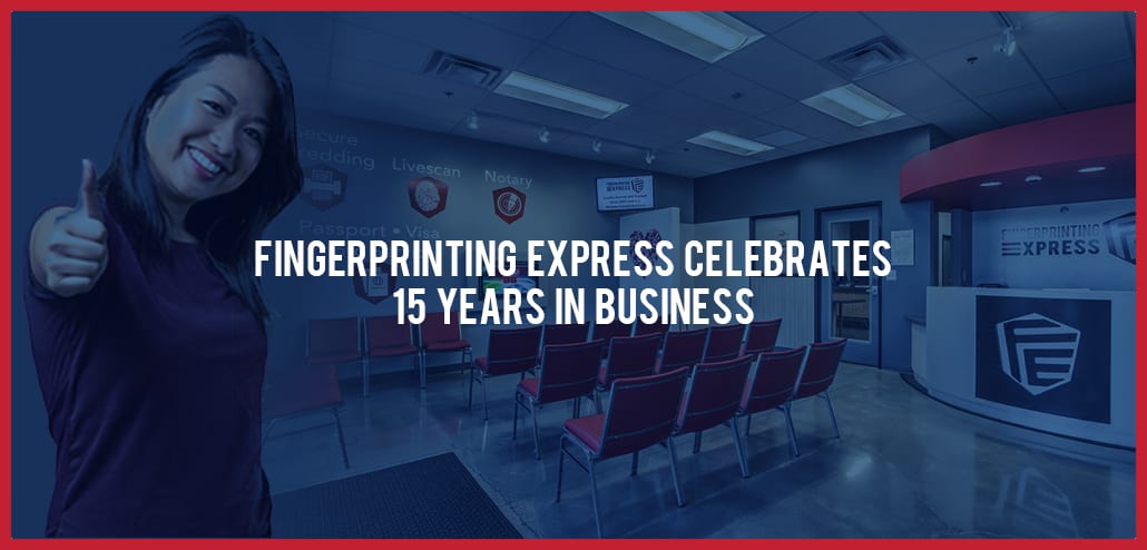 fingerprinting express celebrates 15 years in business