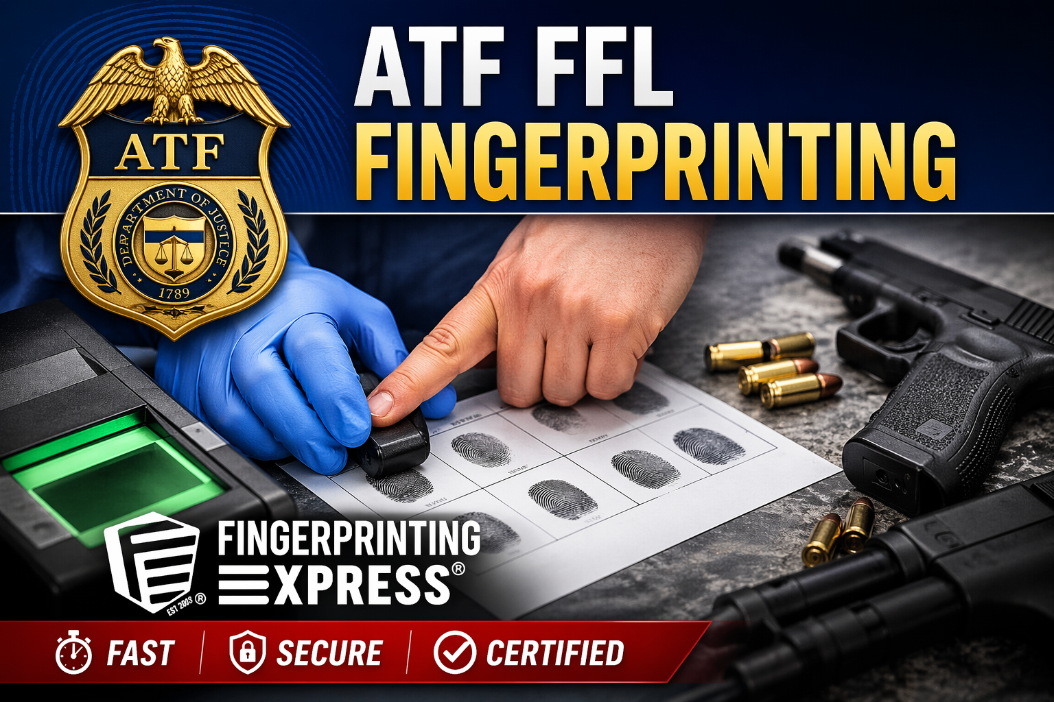 ATF FFL Fingerprinting Services in Nevada